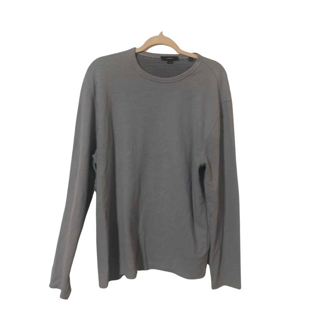 Vince Long-Sleeve Crewneck Shirt - Size Large